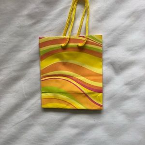 NEW Small glossy paper gift bag
